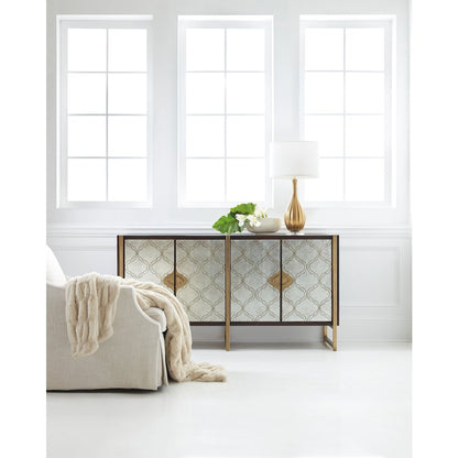 Hooker Furniture Melange Classic Media Credenza in Dark Wood