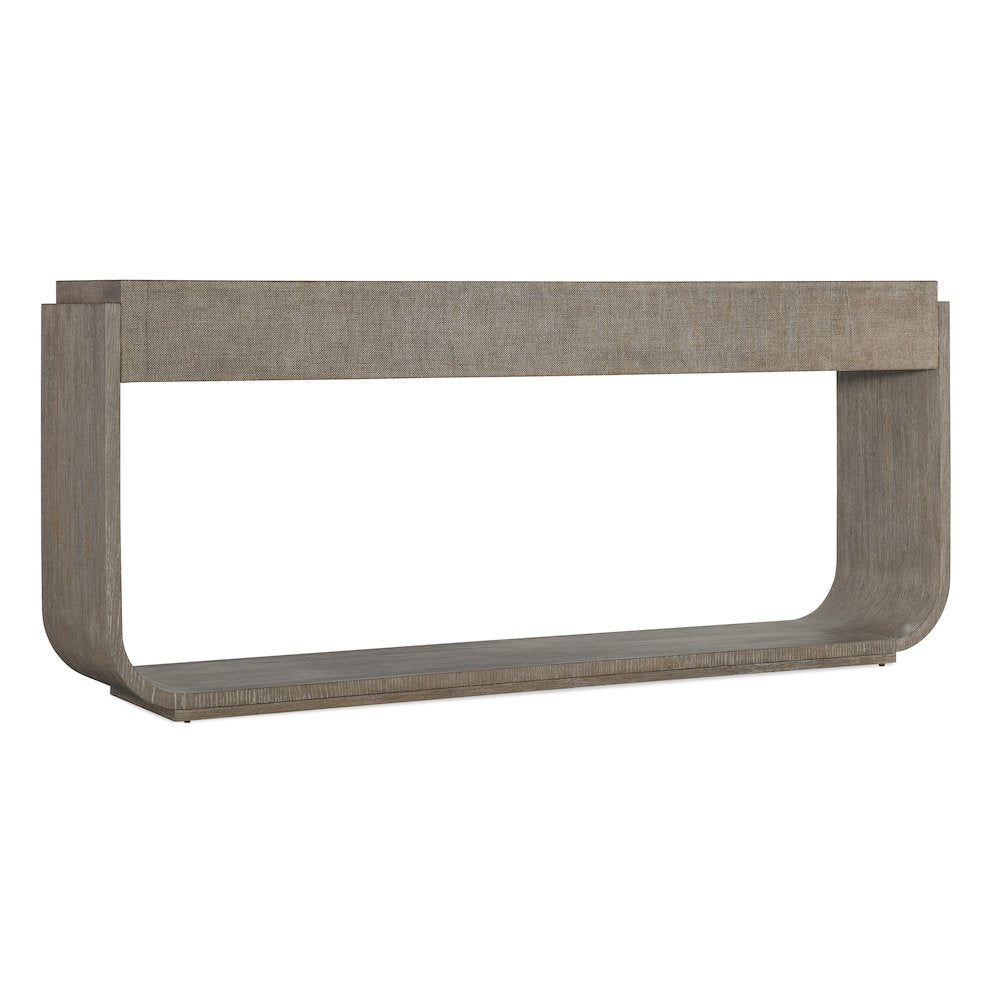 Modern Mood Wood Console Table in Brown by Hooker Furniture
