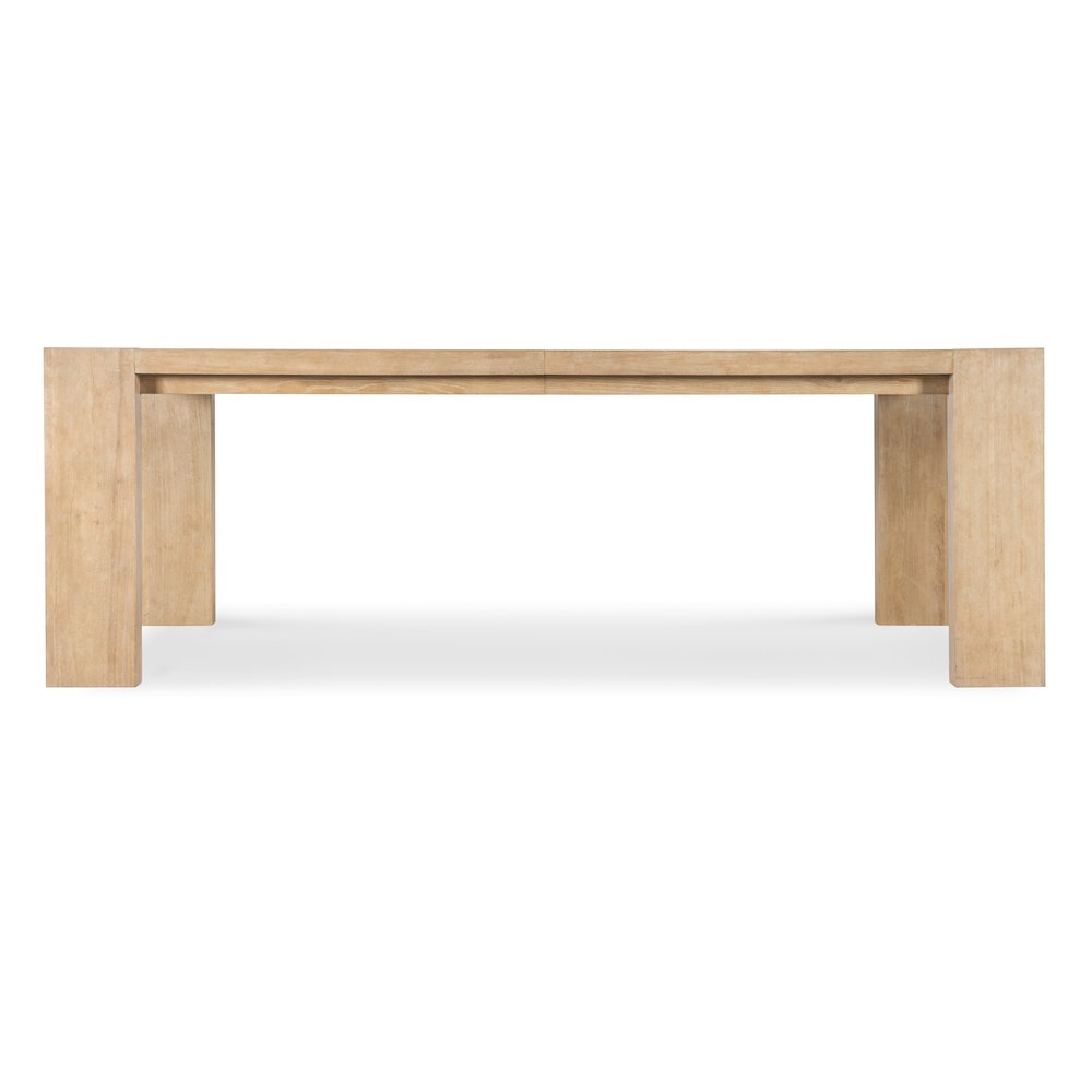 Retreat Rectangle Wood Dining Table w/ 22in leaf in Beige by Hooker Furniture