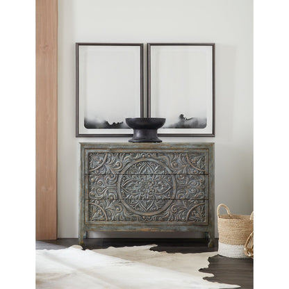 Hooker Furniture Living Room La Grange Lockhart Three-Drawer Accent Chest