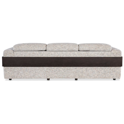 Atlas Power Sofa with Power Headrest with Cream Fabric by Hooker Furnishings