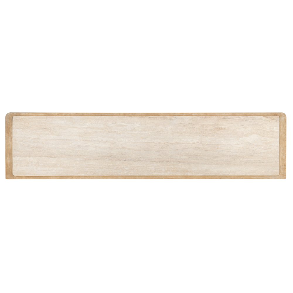 Retreat Buffet in Beige w/ Stone Inlay by Hooker Furniture