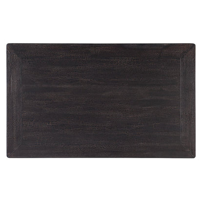 Hooker Furniture Big Sky Wood Turned Leg Cocktail Table in Black