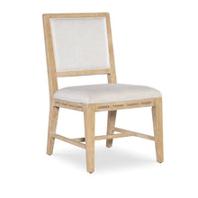 Retreat Cane Back Fabric Upholstered Side Chair in Beige by Hooker Furniture