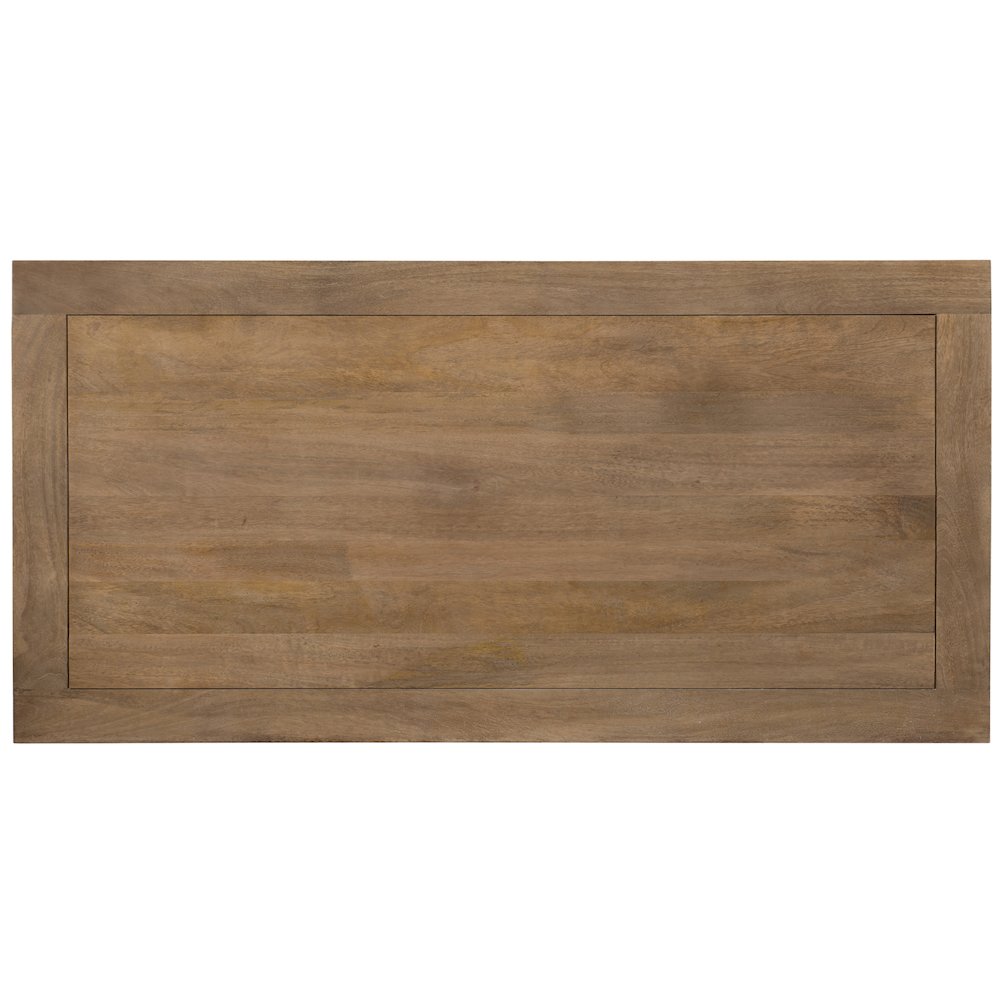 Hooker Furniture Writing Desk in Medium Wood and Gray