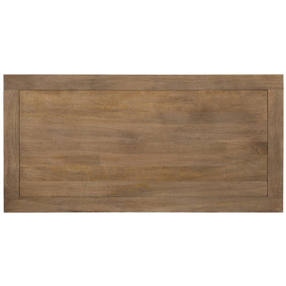 Hooker Furniture Writing Desk in Medium Wood and Gray