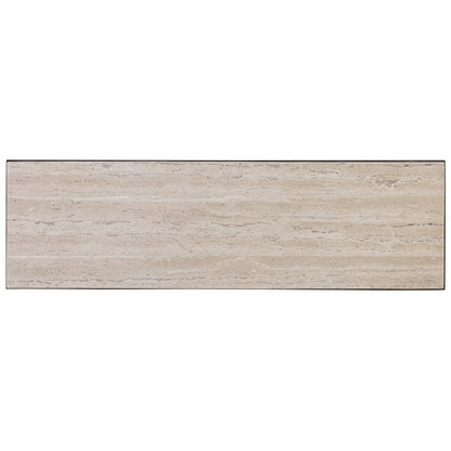 Hooker Furniture Thin Metal Console Table in Cream