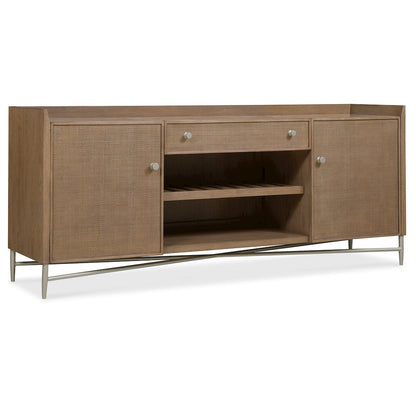 Sonnet Media Credenza in Medium Brown Wood by Hooker Furnishings