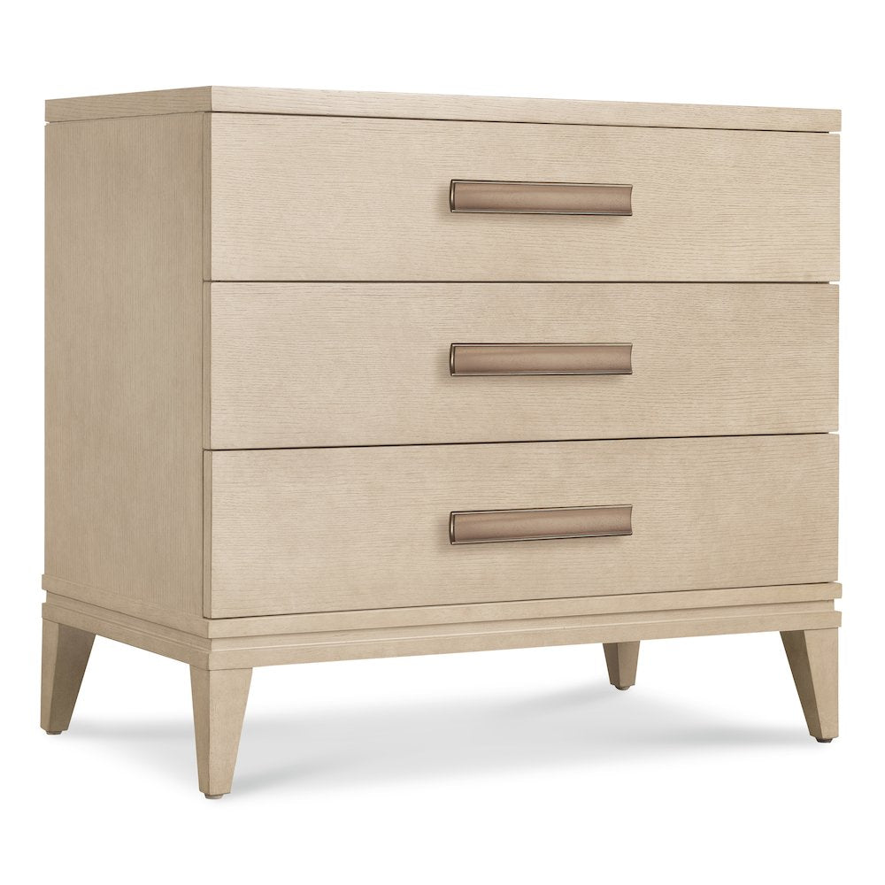 Westwood Three-Drawer Nightstand in Natural Wood Finish by Hooker Furnishings