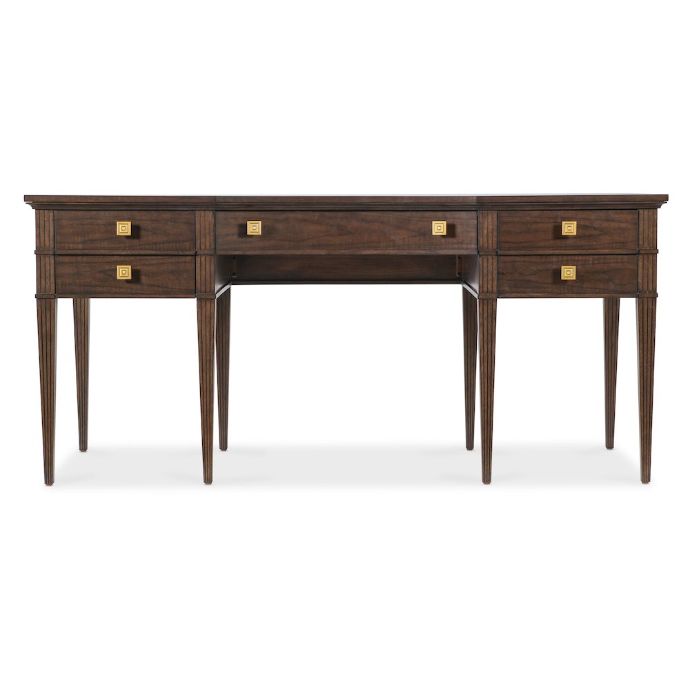 Diplomat Diplomat Writing Desk in Dark Brown Wood by Hooker Furnishings