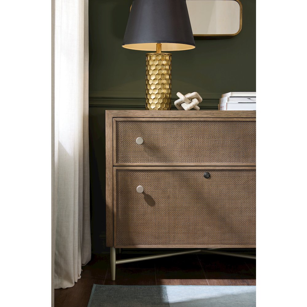 Sonnet Lateral File in Medium Brown Wood by Hooker Furnishings