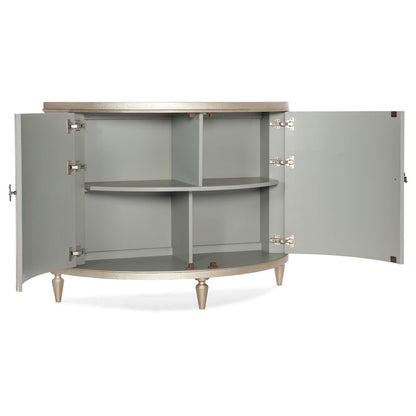Hooker Furniture Living Room Melange Marguerite Two Door Demilune Chest