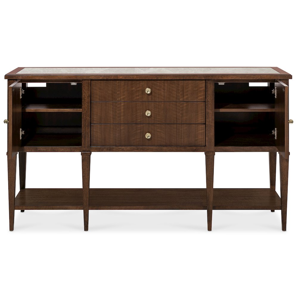 Archives Server in Dark Natural Wood Finish by Hooker Furnishings