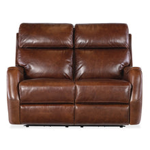 Harlan Zero Gravity Power Loveseat in Brown by Hooker Furniture