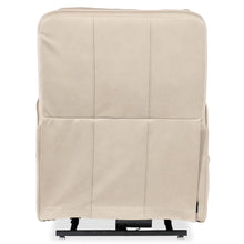 Flynn Power Recliner w/ Pwr Headrest Lumbar and Lift in Beige Leather by Hooker