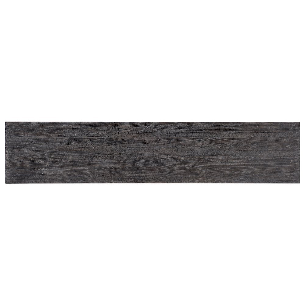 Melange Keenan Five Door Credenza in Brown Wood by Hooker Furniture