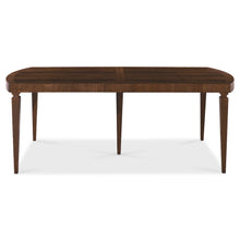 Archives Rectangle Dining Table w/ Two 20 in. Leaves in Dark Natural Wood Finish