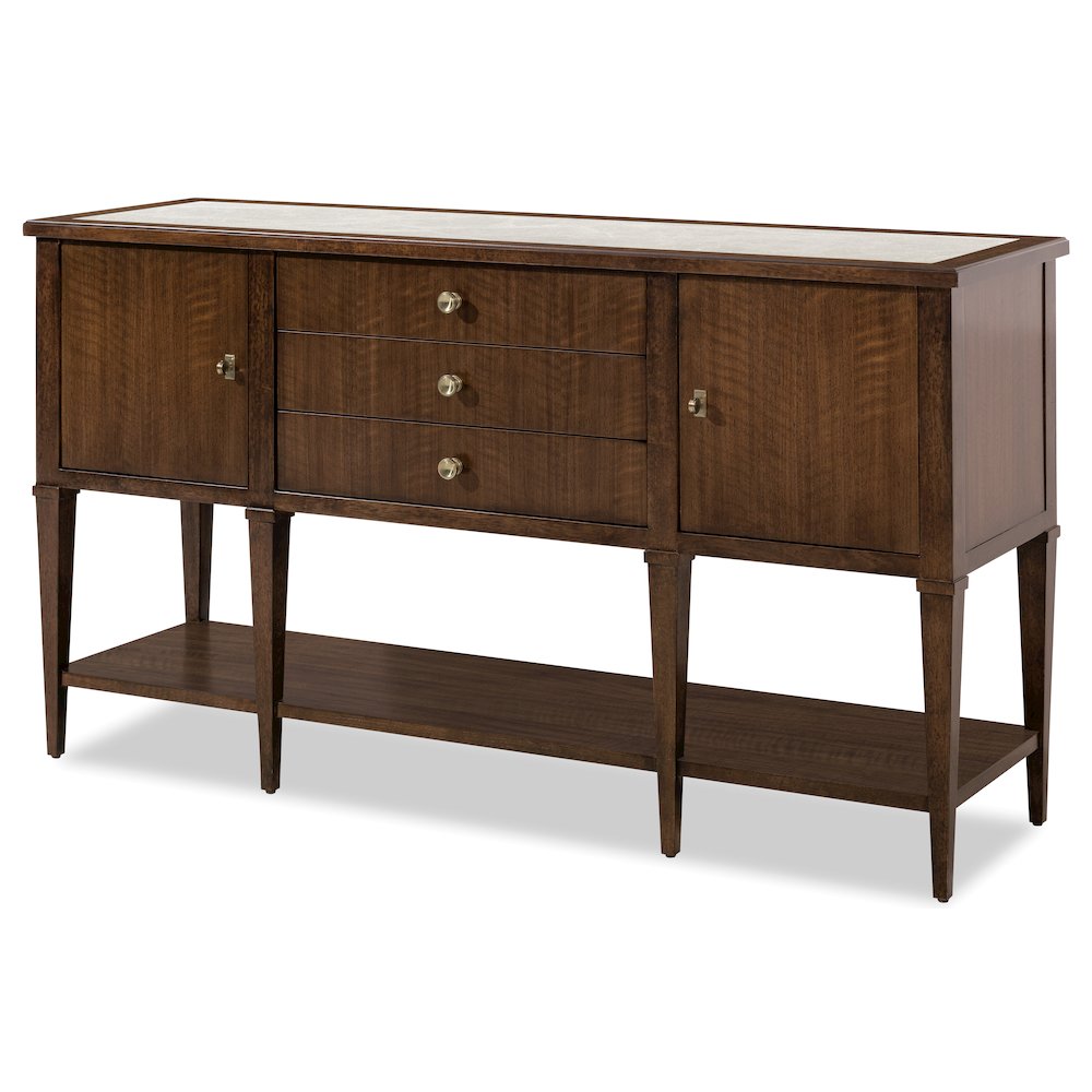 Archives Server in Dark Natural Wood Finish by Hooker Furnishings