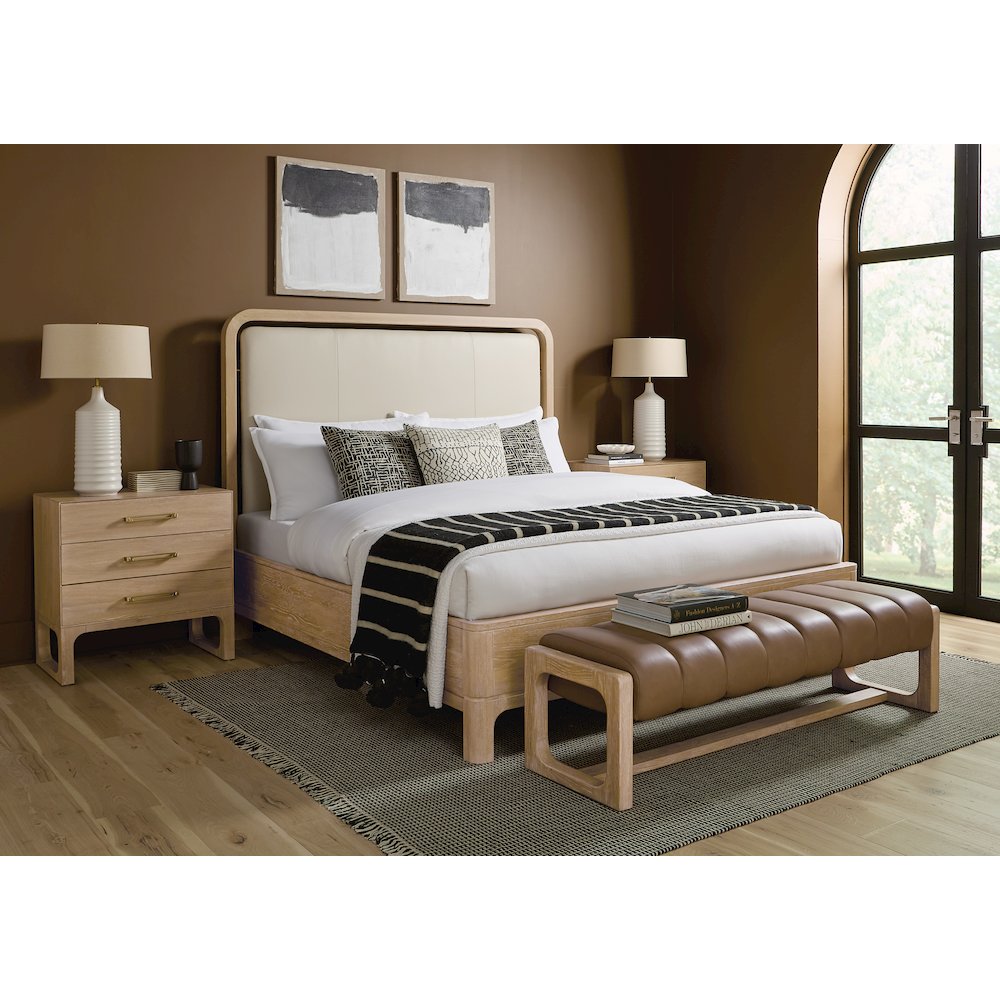 Banyon Bay Three Drawer Nightstand in Natural Wood by Hooker Furnishings
