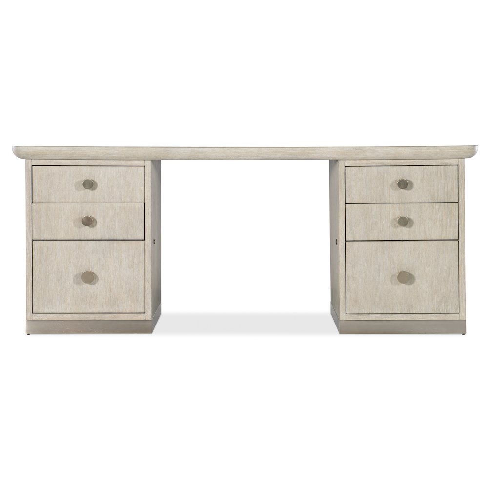 Modern Mood Executive Wood Desk in Natural by Hooker Furniture