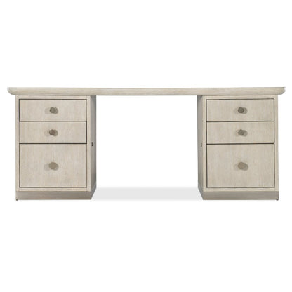 Modern Mood Executive Wood Desk in Natural by Hooker Furniture