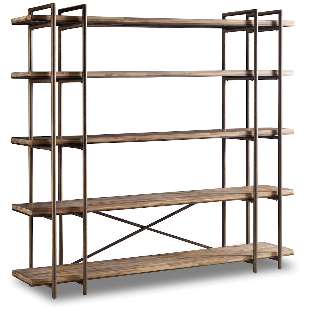Hooker Furniture Home Office Studio 7H Scaffold Entertainment Center Light Wood