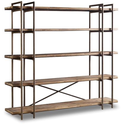 Hooker Furniture Home Office Studio 7H Scaffold Entertainment Center Light Wood