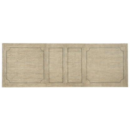 Hooker Furniture Dining Room Ciao Bella 84in Trestle Table -Flaky White/Black