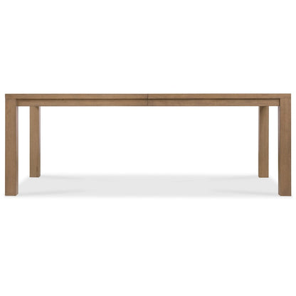 Sonnet Rectangle Dining Table w/ 18" Leaf in Medium Brown Wood by Hooker