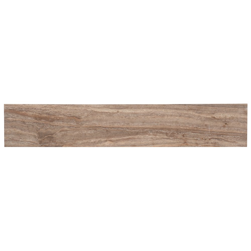 Hooker Furniture Sundance 90"W Stone Console Table in Natural/Brown