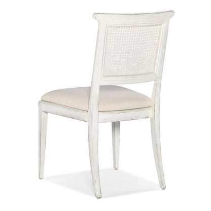 Hooker Furniture Charleston Fabric Upholstered Side Chair in Magnolia White