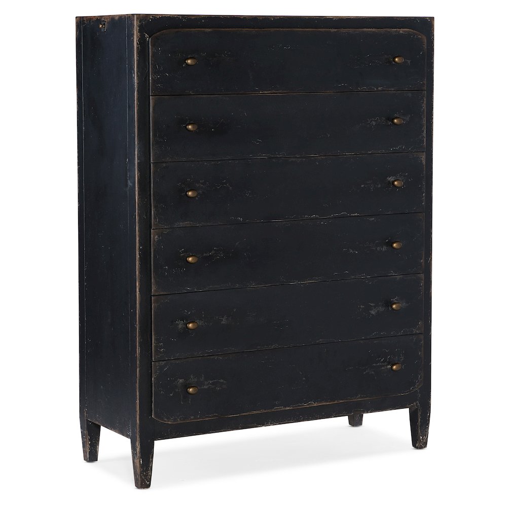 Hooker Furniture Bedroom Ciao Bella Six-Drawer Chest- Black