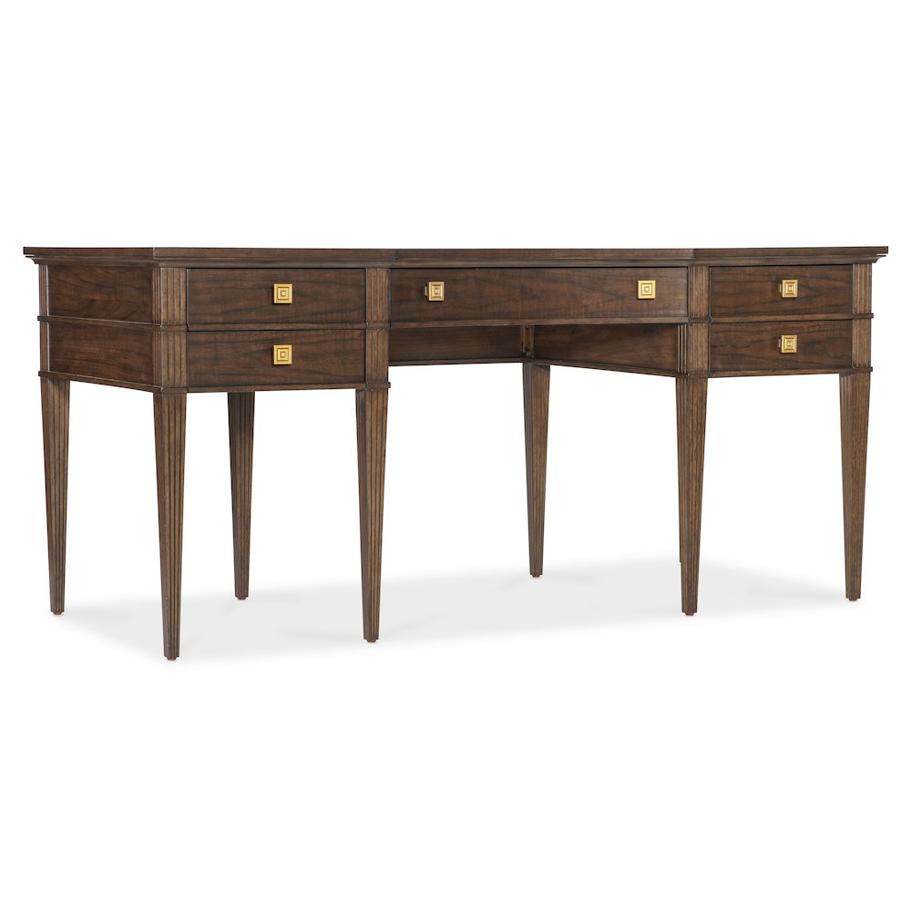 Diplomat Diplomat Writing Desk in Dark Brown Wood by Hooker Furnishings