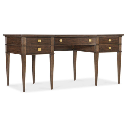 Diplomat Diplomat Writing Desk in Dark Brown Wood by Hooker Furnishings