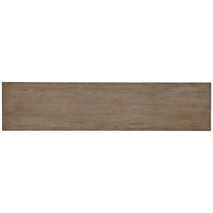 Hooker Furniture Melange Zola 4 Door Console Table in Gray