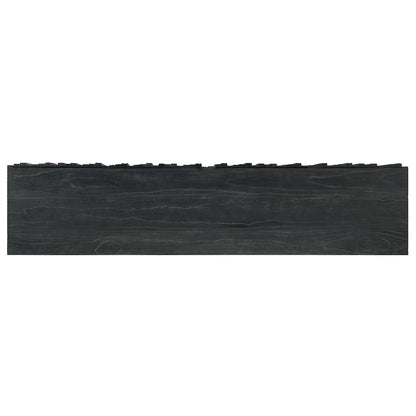 Hooker Furniture Chapman Wood Shou Sugi Ban Entertainment Console in Black