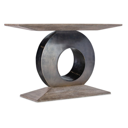 Modern Mood Wood Accent Console in Brown by Hooker Furniture