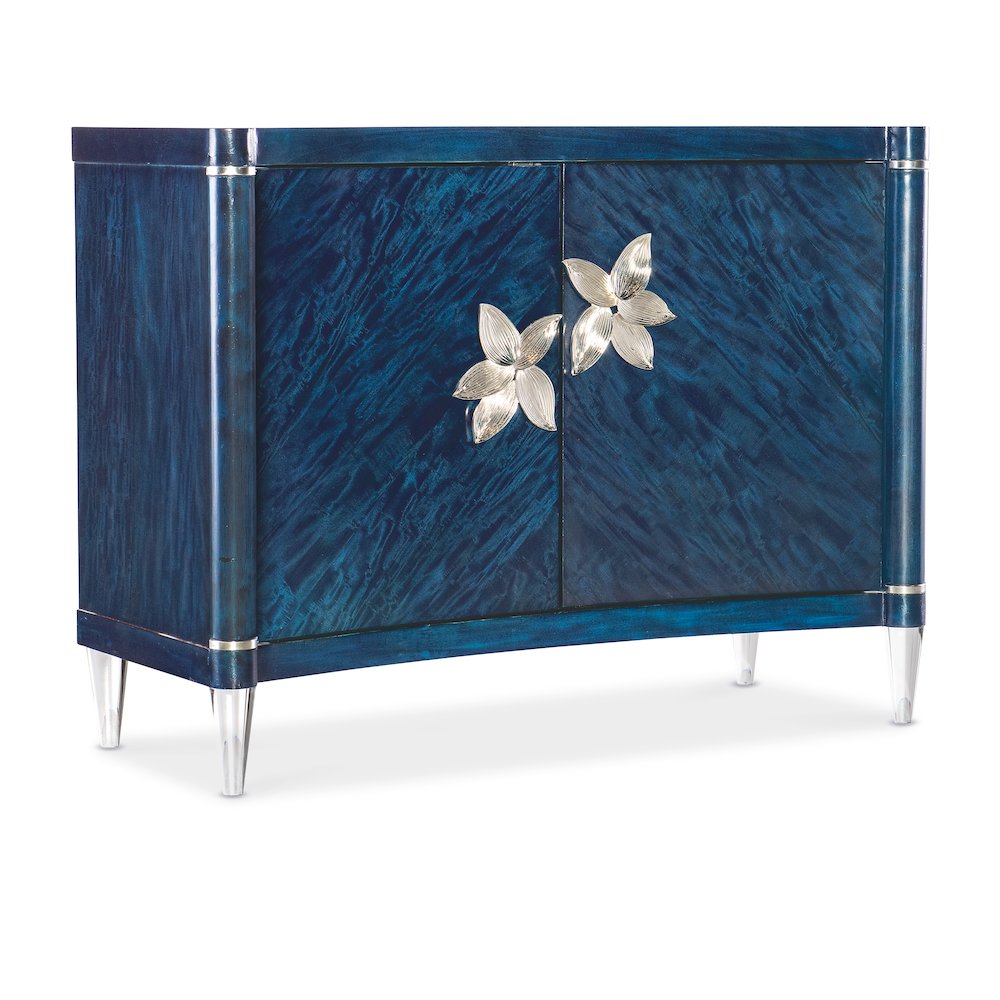 Melange Sapphire Wood Accent Chest in Blue by Hooker Furniture