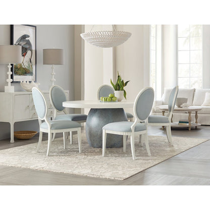 Serenity Martinique Side Chair- in White Wood by Hooker Furniture