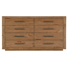 Hooker Furniture Big Sky Wood Eight Drawer Dresser in Brown Finish