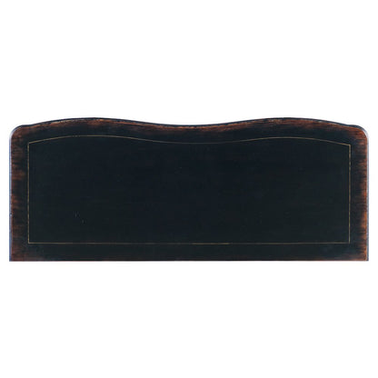 Hooker Furniture Charleston 3-Drawer Wood Accent Chest in Black Cherry