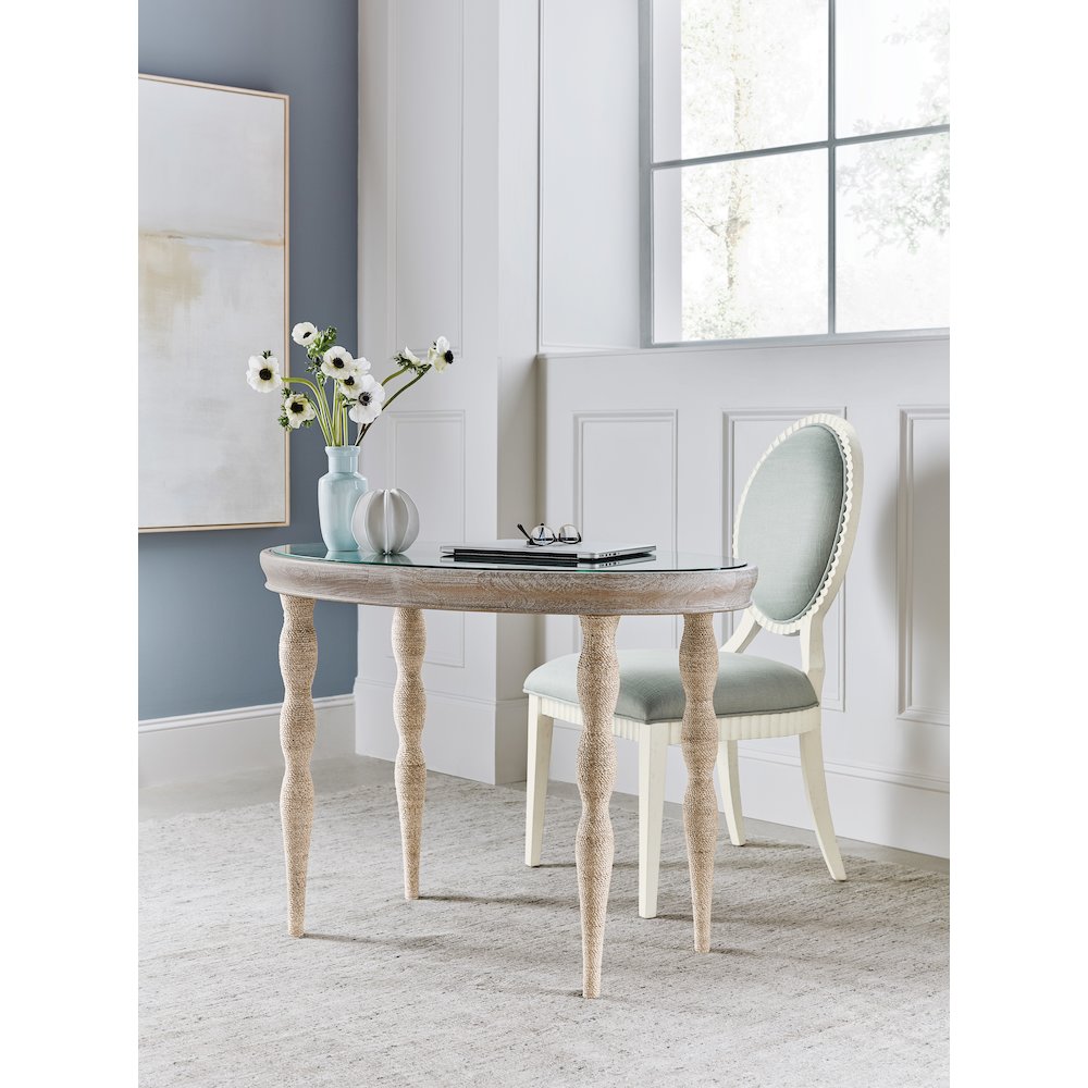 Serenity Martinique Side Chair- in White Wood by Hooker Furniture