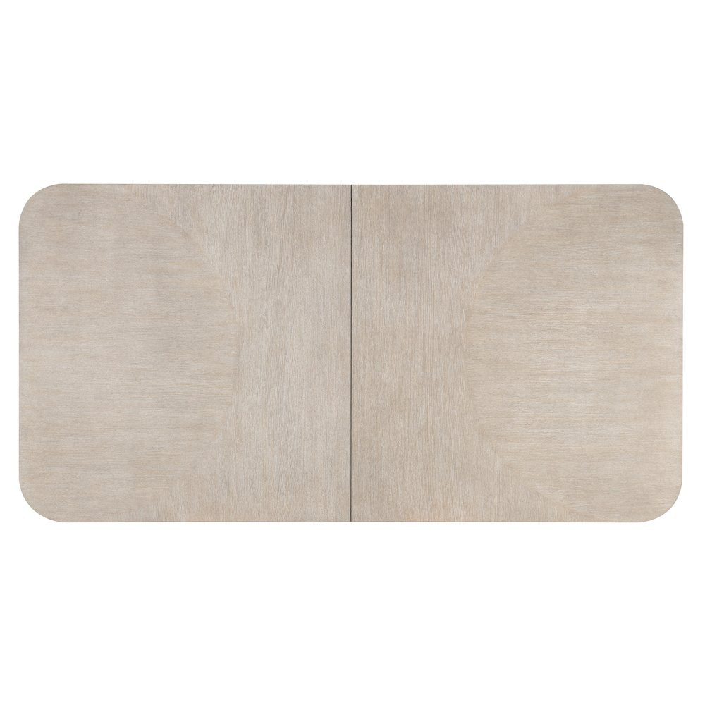 Modern Mood Wood Leg Dining Table w/ 24in leaf in Natural by Hooker Furniture
