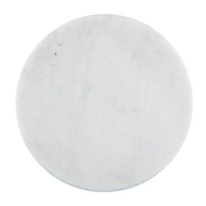Modern Mood Round Marble Top Accent Table in Natural by Hooker Furniture