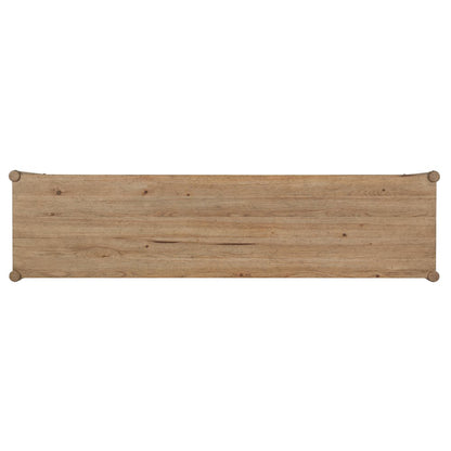 Vineyard Row Entertainment Credenza in Light Natural Wood by Hooker Furnishings