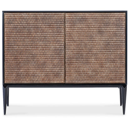 Melange Boucle Accent Chest in Black Wood by Hooker Furnishings