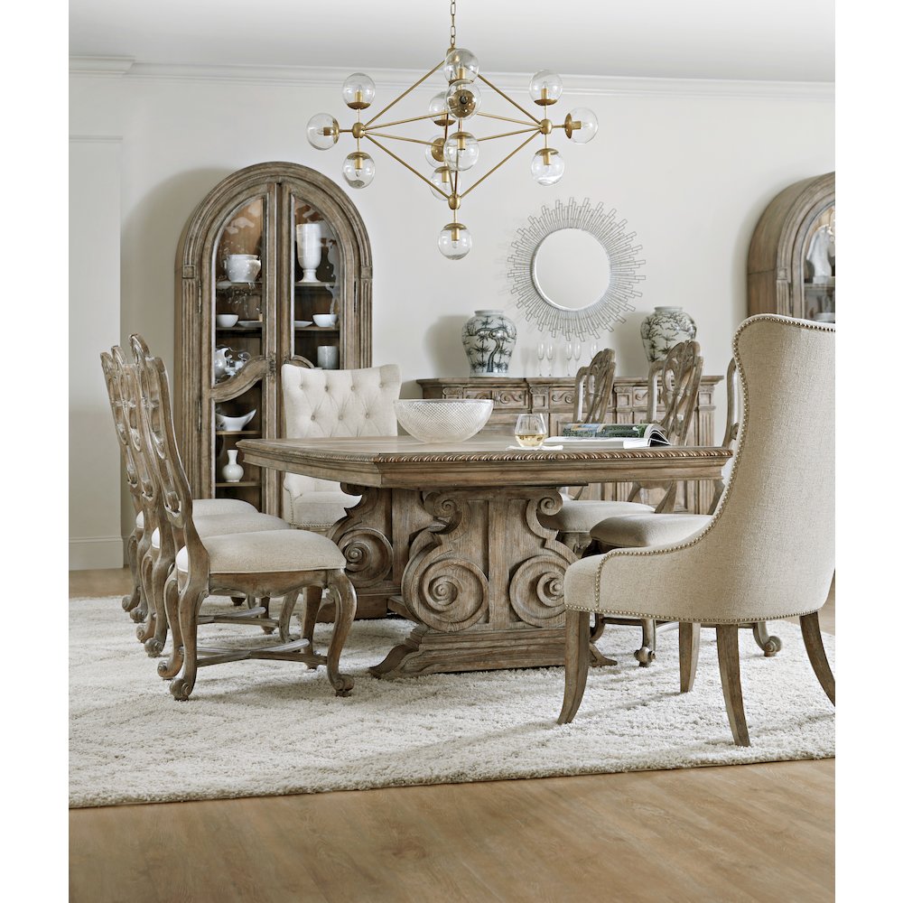 Hooker Furniture Dining Room Castella Wood Back Side Chair