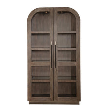 Modern Mood Wood-Framed Display Cabinet in Brown by Hooker Furniture