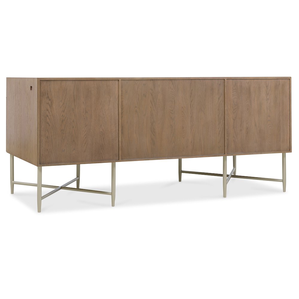 Sonnet Executive Desk in Medium Brown Wood by Hooker Furnishings