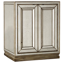 Hooker Furniture Sanctuary Two-Door Mirrored Nightstand in Visage